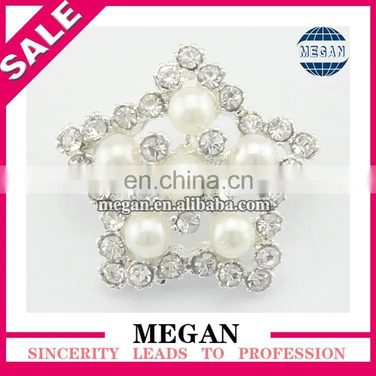 rhinestone buttons with shank for Star center embellishment
