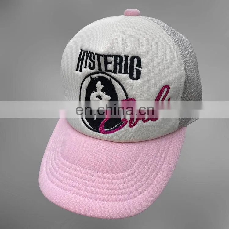 Diznew custom cotton printing and embroidery baseball soft foam dad hats