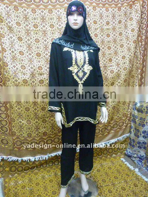 C211 Stylish beautiful muslim abaya