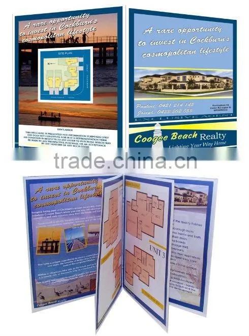 Advertising brochures
