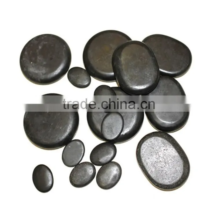 16pcs/set Hot energy stone volcanic thermal SPA Meridian Scraping massage stone