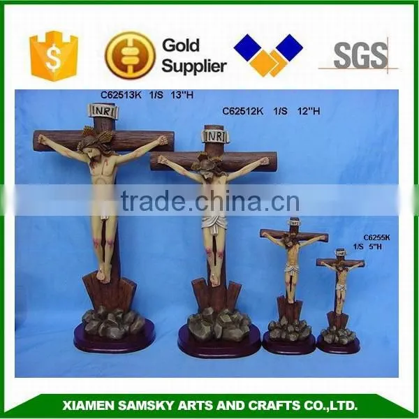 12'' polyresin Jesus standing crucifix Catholic Religious gift