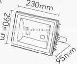 50w High power led flood light Outdoor IP65 AC85-265 CE ROHS