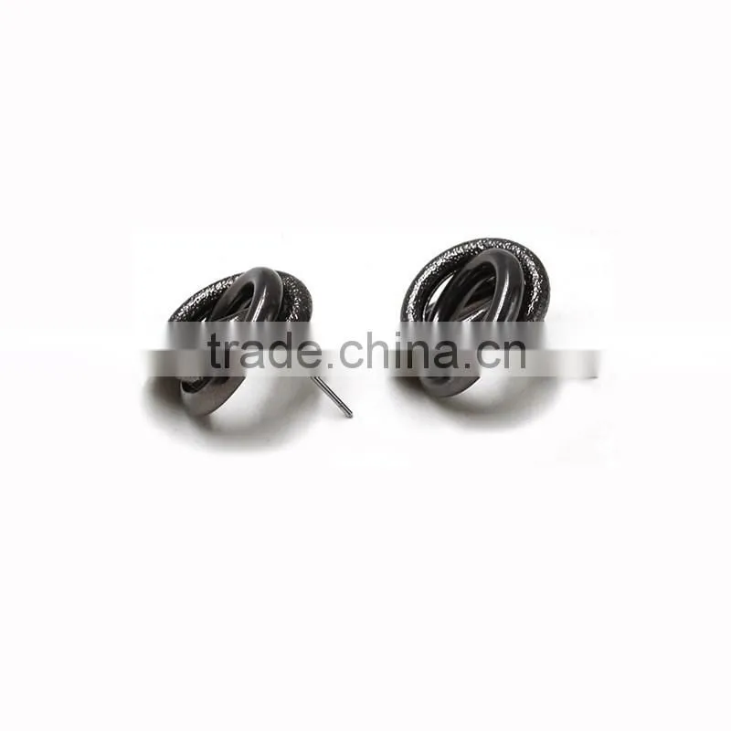 2016 Black Rose Daily Wear Stud Earrings Fashion Teen Vogue Cool Jewelry