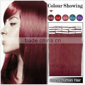 Blonde Color Cheap Hair Extensions,Pu Weft Tape Remy Hair Extensions