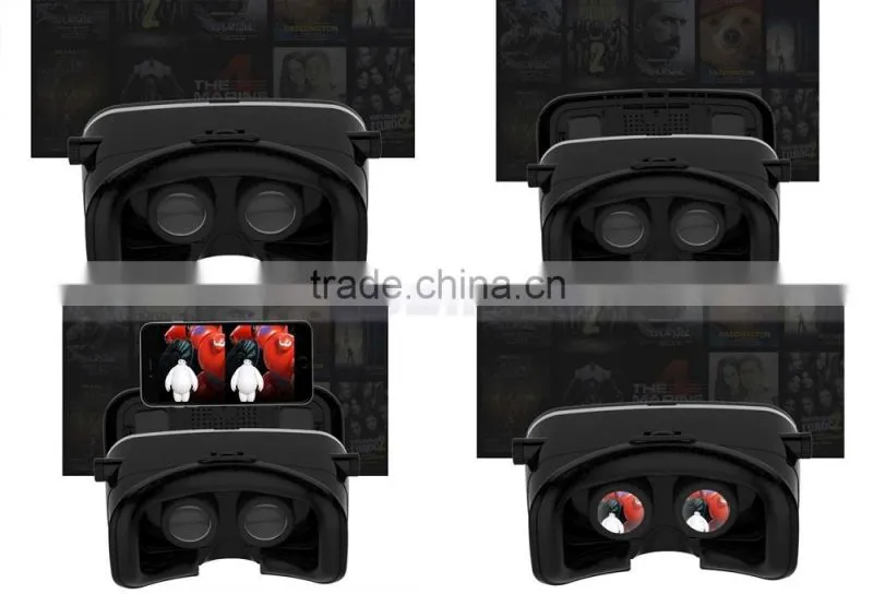 Funny VR 3D Virtual Reality Case Box Helmet Active Imax 3D Glasses For Sexy Movie Video