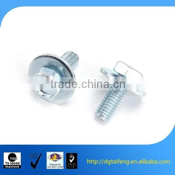 hex head combination screw with washer