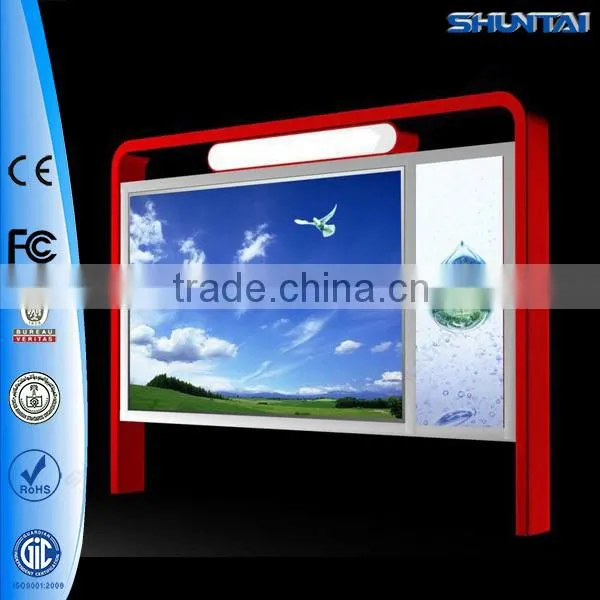 Double side led illuminated scrolling light sign board