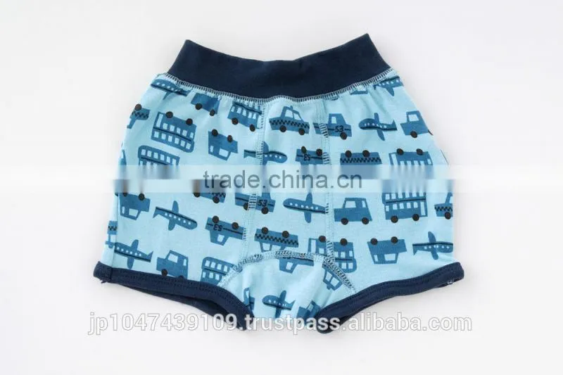 100% cotton underwear infant products high quality boxer pants for baby boys wholesale cute car pattern