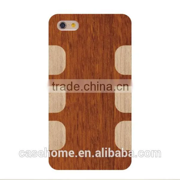 Real Maple Wood Wooden Back Hard Case for iphone 6