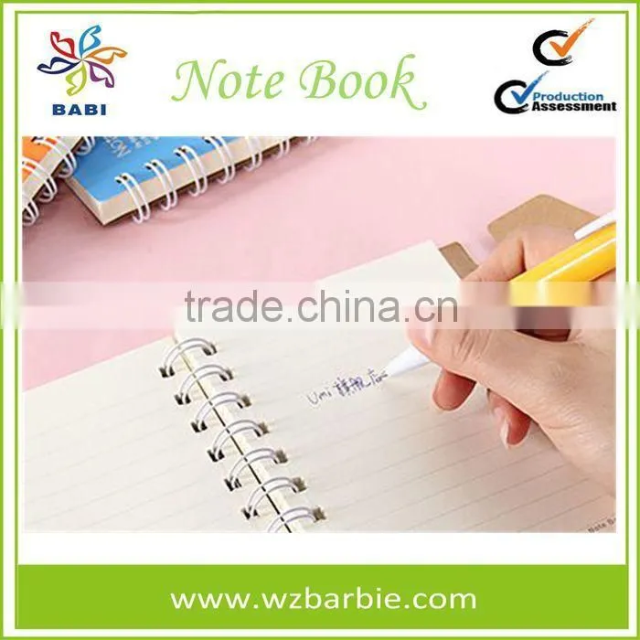 Kraft Spiral Notebook With Pen And Custom Logo Printing