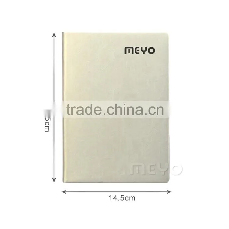 Colorful brand new notebook leather with ballpoint pen business gift set