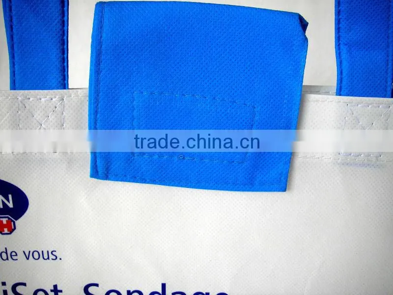 fold up shopping bag with pouch