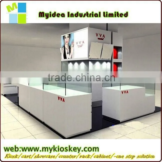High end fancy jewelry showcase display counter/display cabinet for jewelry (DG-TZ05)