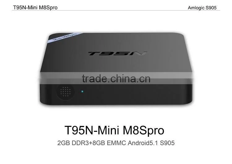 Vensmile s905 tv box T95N with kodi 16.0 installed kodi tv T95N tv box