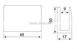 stainless steel glass clamp