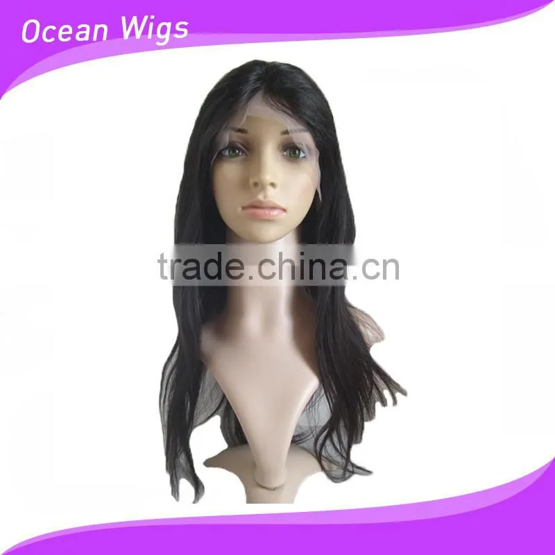 Wholesale stock virgin curly remy brazilian hair short lace full wigs