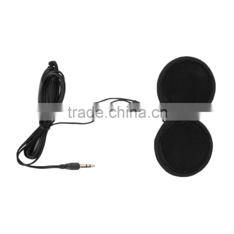 3.5mm Motorbike Motorcycle Helmet Stereo Speakers Headphones Volume Control Earphone for MP3 GPS Phone Music