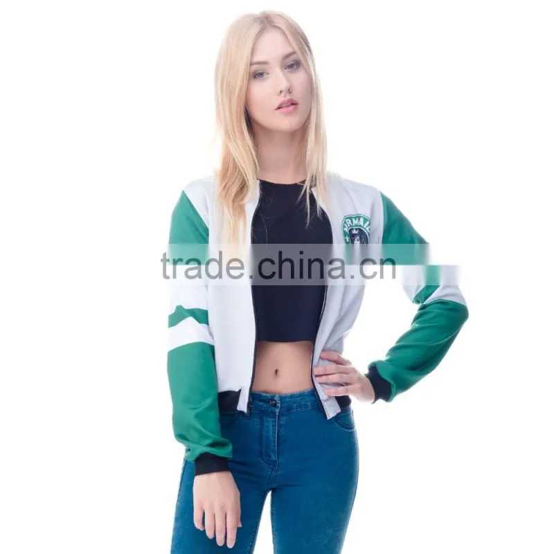 3D emoji printing hot fashion girl emoji bomber-jacket little moq to custom