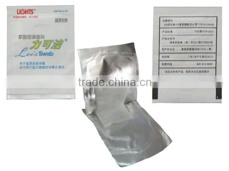 Alcohol cleansing wipe L 21