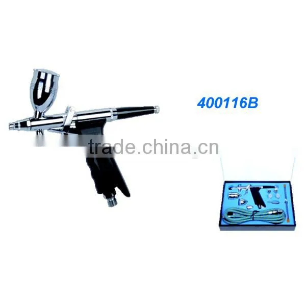 116B Side Feed Pistol Trigger Airbrush, 2CC,5CC & 13CC Cups