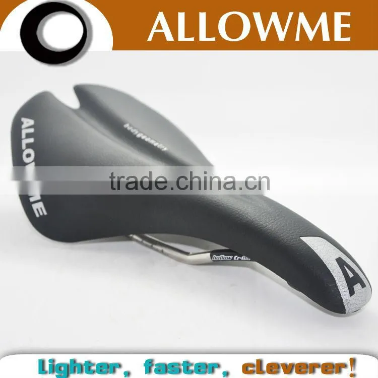 allowme 143mm soft comfortable titanium super light imitation leather MTB bicycle saddle manufactures