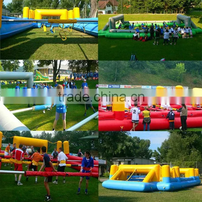 Inflatable Table Football Pitch PVC Inflatable Football Field
