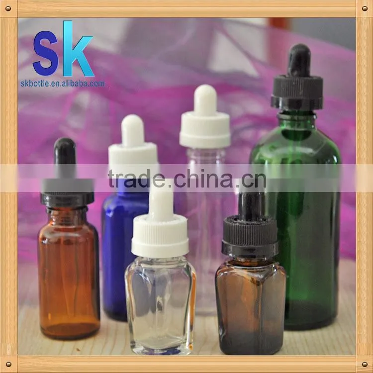 120ml lotion latex bottle Glass top bottle Round glass bottle with blue screw cap
