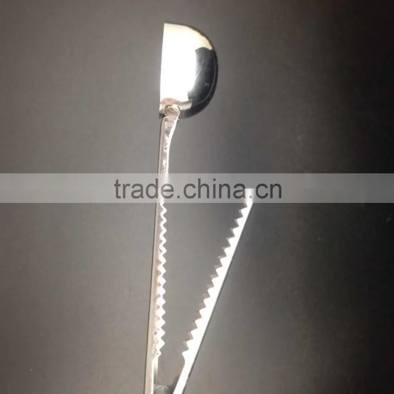 201/304 stainless steel coffee scoop with clip