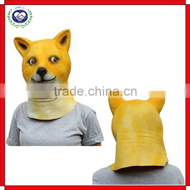 Hot Selling Full Face Pug Dog Latex Full Head Mask