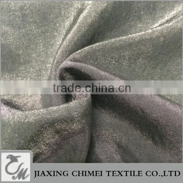jiaxing bright chiffon metalic chiffon fabric