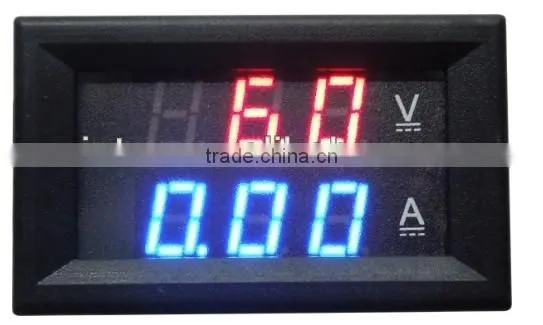 Red+Blue DC0-100V 0-50A digital ampere-voltage meter J00033