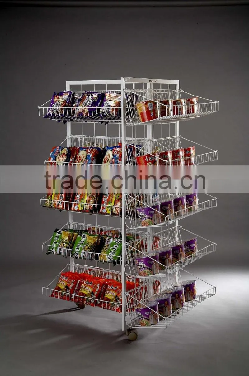 metal food display stand