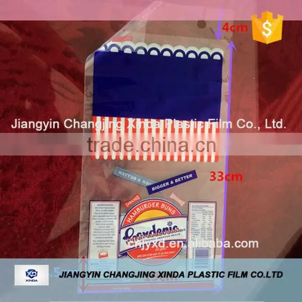 Plastic printed bread bags/bread bags