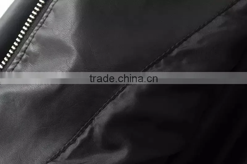 lovely jacket ,2014 china new design pu leather jacket for women