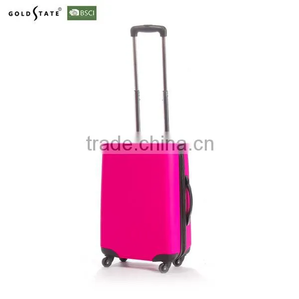 2016 fashion Hard suface spin wheel luggage/travel case
