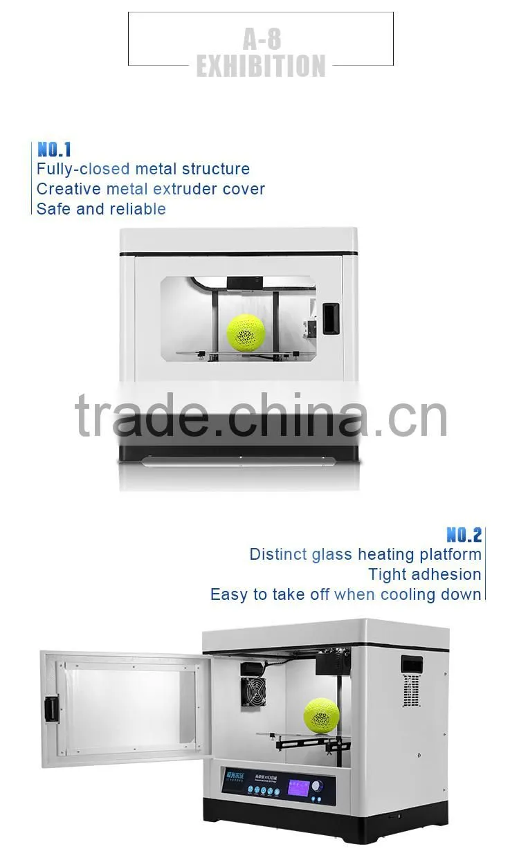 2015 updated metal frame imprimante 3d printer complete build 3d printing machine rapid prototype