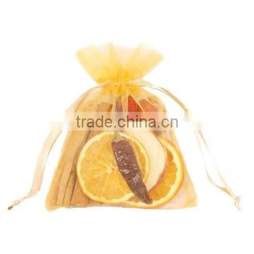 2014 Hot Sale Red Organza Bags For Cosmetic