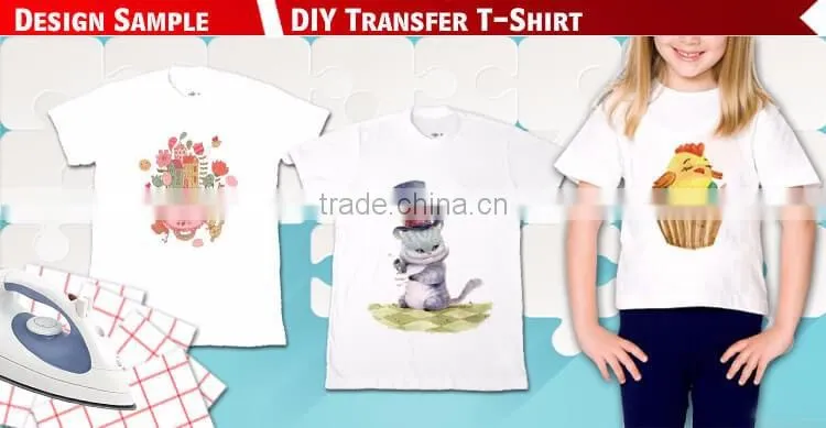 2016 Best Selling Light Fabric Transfer Paper For Inkjet Print