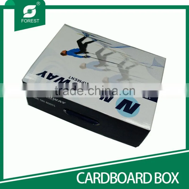 CARDBOARD SHOE BOXES ICE SKATES PACKING BOX