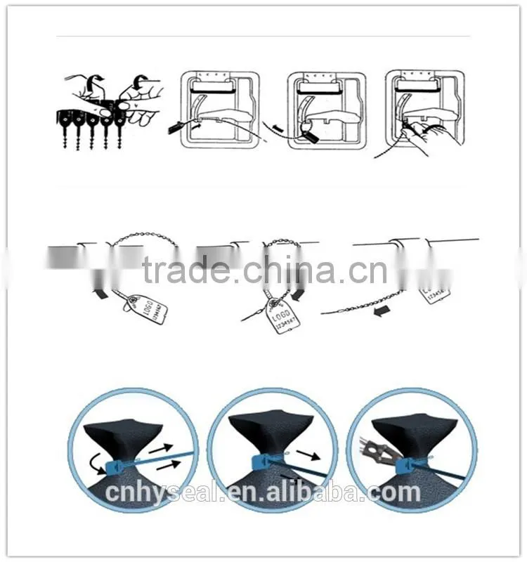 CH311 Cash bag plastic security seal