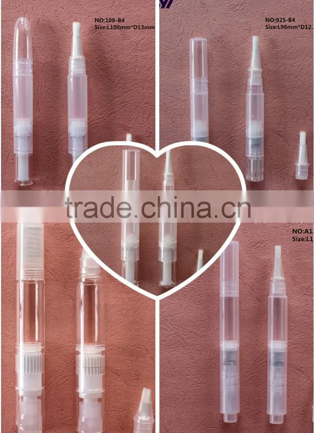 OEM Empty Transparent Plastic Lip Gloss Pen cosmetic pen Concealer pen