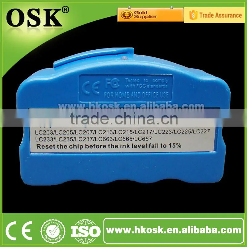 2015 NEW! Resetter for Brother LC223 LC225 LC227 Cartridge chip Resetter