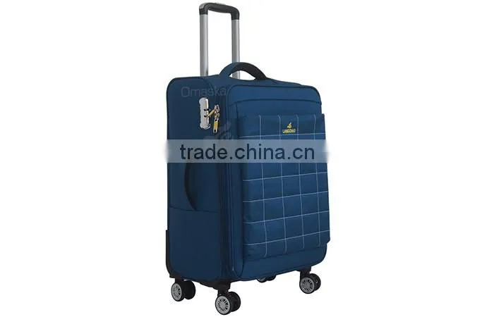high quality fashion wheeled Oxford nylon luggage bag luggage factory cheap price