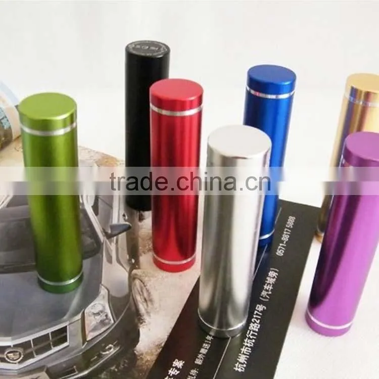 Cylinder Torch Shape Lithium Polymer Battery Mobile Bank Power Supply Model: 1013