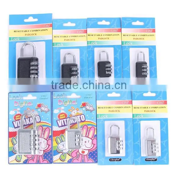 Baggage Luggage Zinc Alloy combination padlock number lock