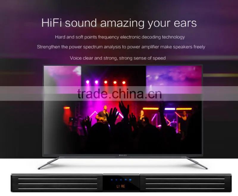 Aux in/Optical/USB/Bluetooth soundbar,hifi soundbar speaker for home theatre system with bass