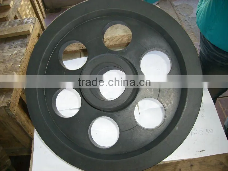 tower crane guide rope pulley 415mm