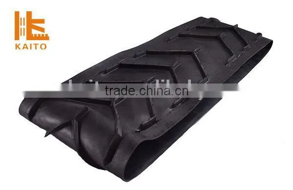 Hot-vulcanized conveyor belt for milling machine