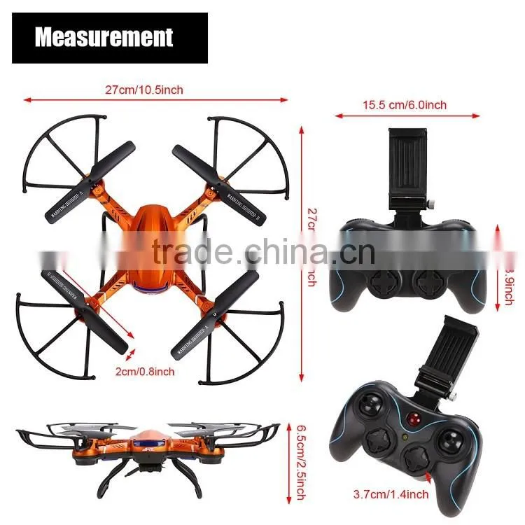 JJRC 2.4GHz 4CH 6-Axis Gyro WIFI FPV RC Quadcopter Drone w/ 2.0MP HD Camera 360 Degree Eversion#SV029051